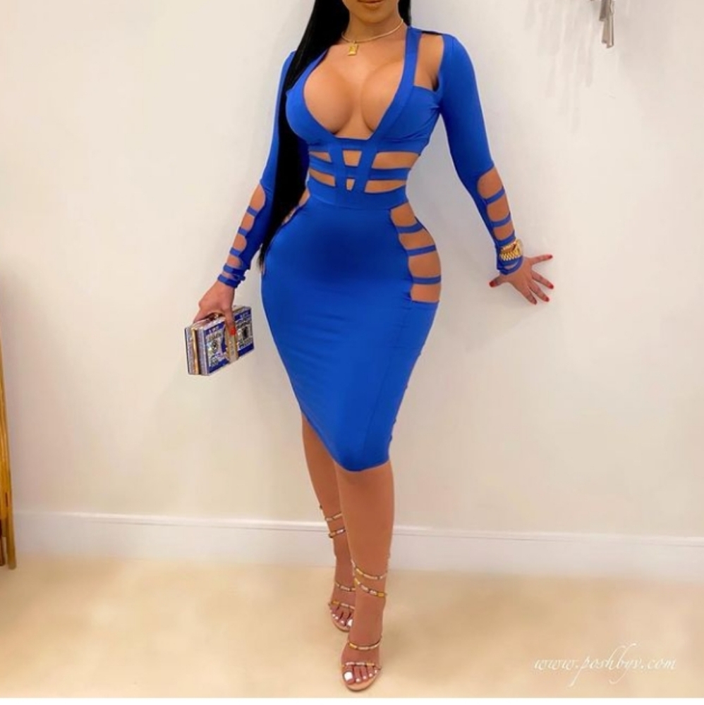 Lux caged dress